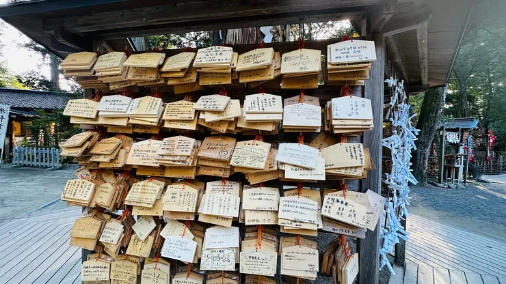 大崎八幡宮外的繪馬
