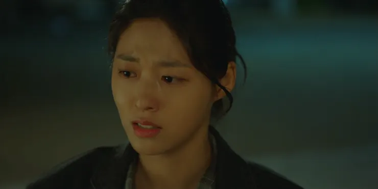 擔憂的公慧園。(圖: Netflix 第7集 36:10)