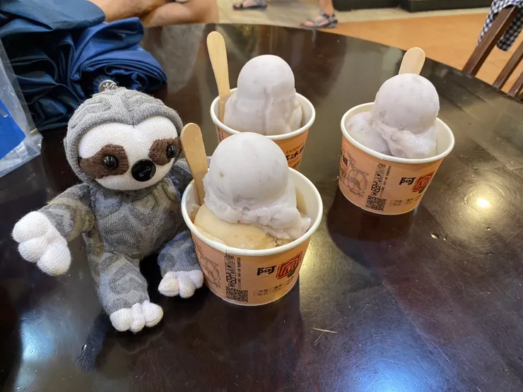 老街的古早味冰淇淋滋味特別迷人