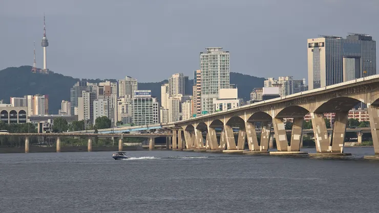 漢江 大橋 南山首爾塔