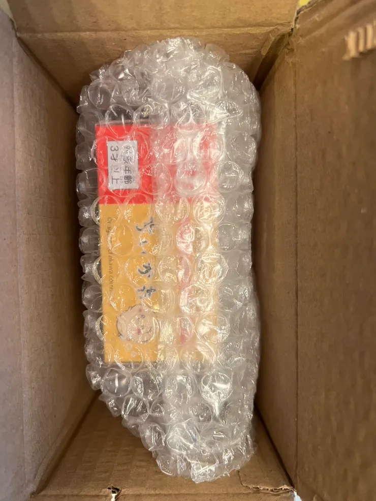 包得方正還願意加上氣泡紙的店家,真的很讓人感覺用心!