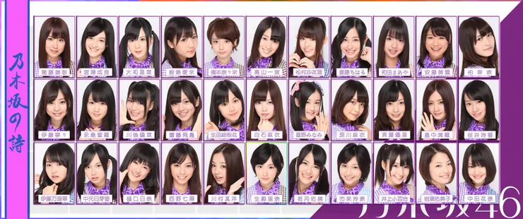 「乃木坂の詩」陣型