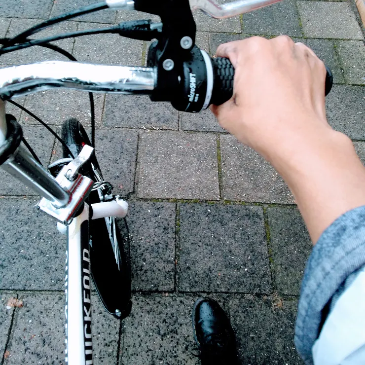 這台腳踏車就這樣陪我到了現在