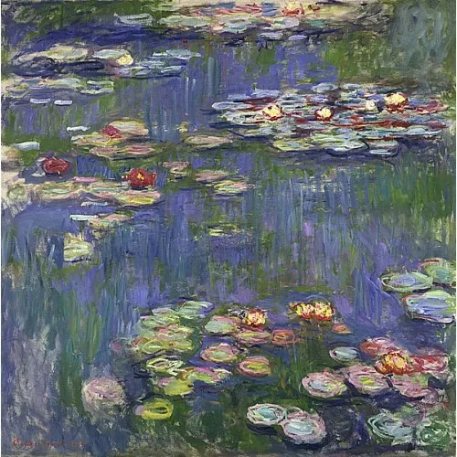 睡蓮，1916,Monet014,日本東京國立西洋美術館 