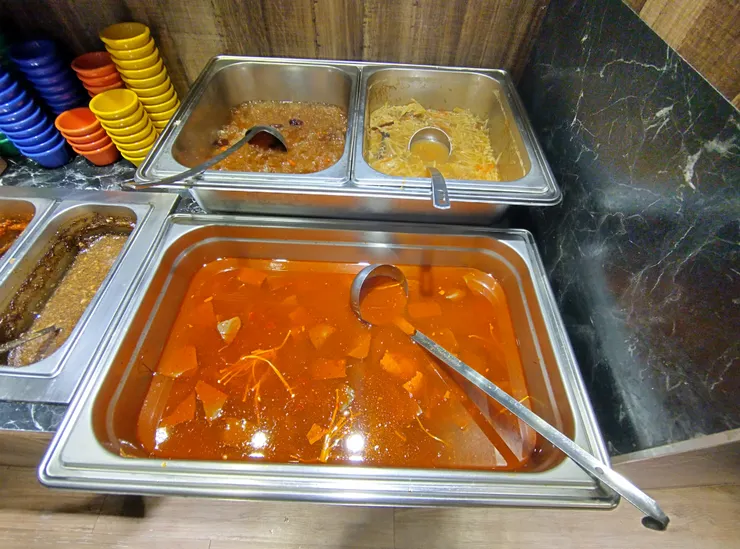 銀耳湯 & 筍子肉羹湯 & 麻辣鴨血