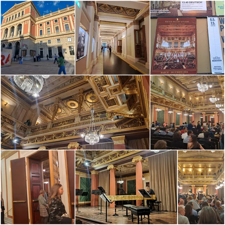 散場隨拍 位子是木製椅..不能飲食和噤語...與演奏家們距離很近..很像在貴族家表演臨場感..小提琴炫技高潮迭起