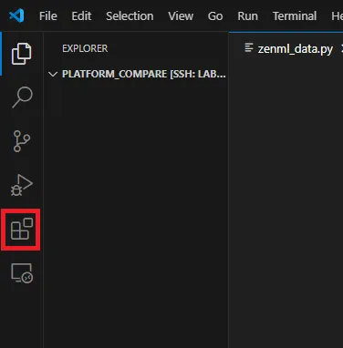點擊Extesion(擴充功能)