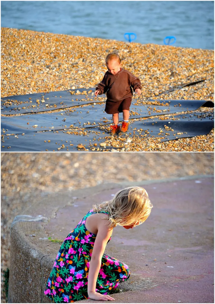 【雖沒碰到大景但晨昏陽光美好，視界遼闊所有的動看來都似靜。傍晚也到海邊逛逛。】