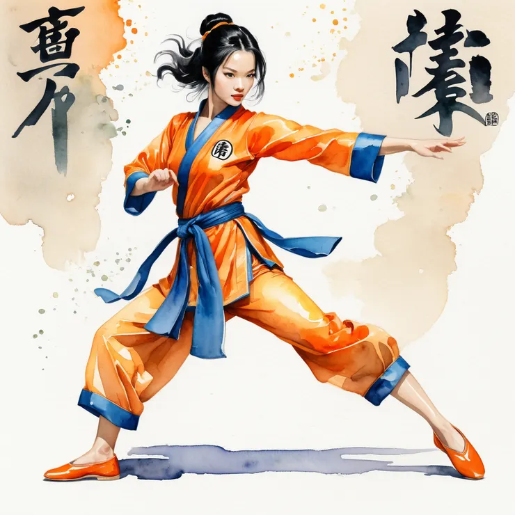 這個姿態感覺像舞蹈動作改變來的。