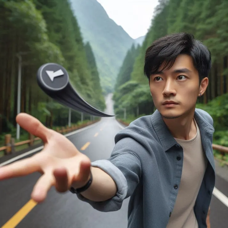 AI示意圖：放下執著