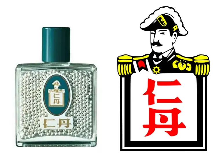 在早期醫療不發達的時期，翹鬍子仁丹是風行一時的日本成藥之一，專門治療腸胃、肚子痛的藥品。