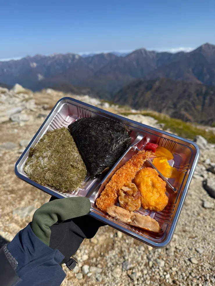 別山山頂+雷鳥莊便當