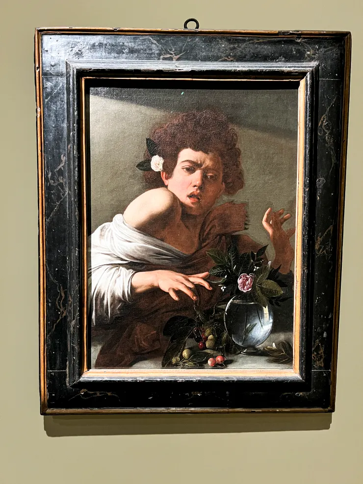 〈被蜥蜴咬傷的男孩〉