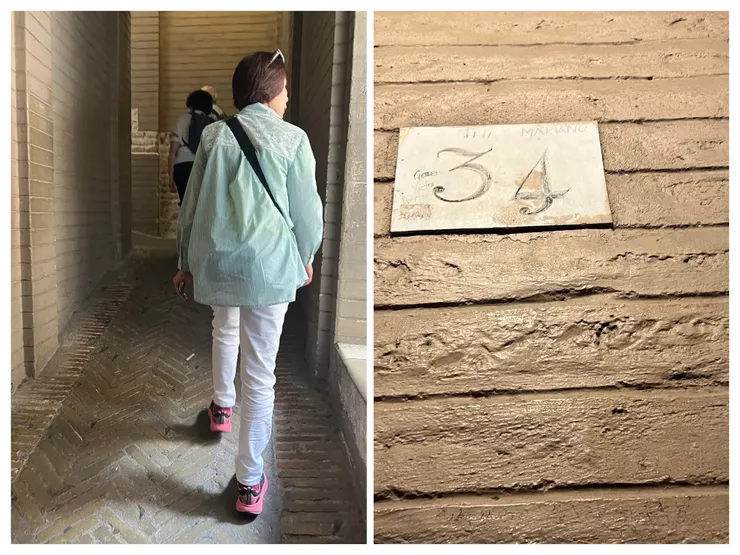 34層的高塔內沒有樓梯， 而是設置了環形坡道， 以便舊時達官貴人騎馬登高。