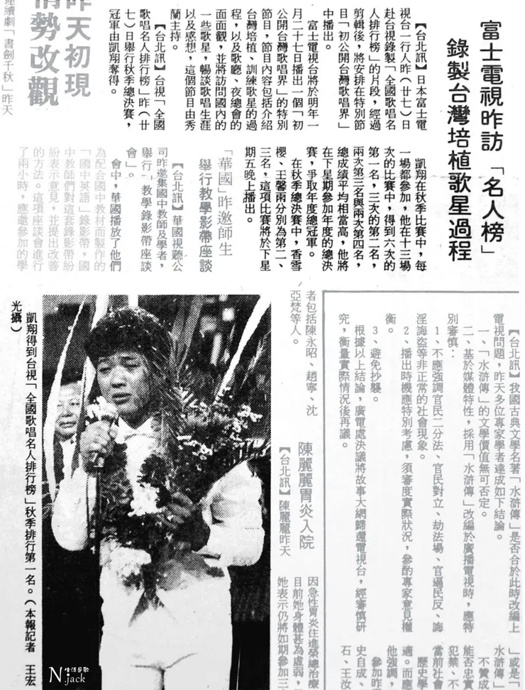 民生報1984.09.28：1984秋季冠軍凱翔