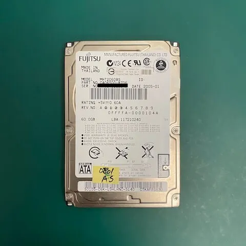 Fujitsu MHT2060BS 資料救援推薦