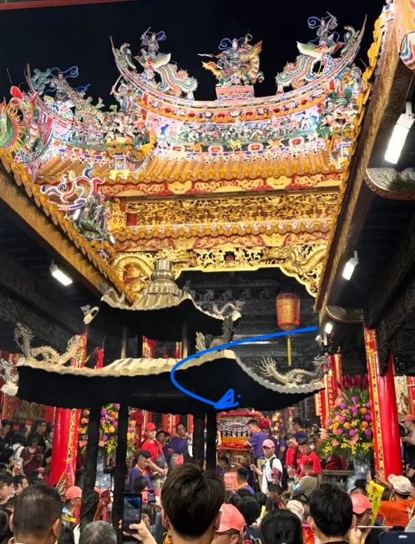 看到大甲媽的鑾轎了嗎？