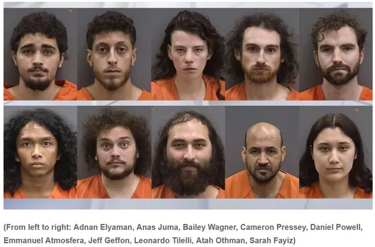 被捕的「學生」