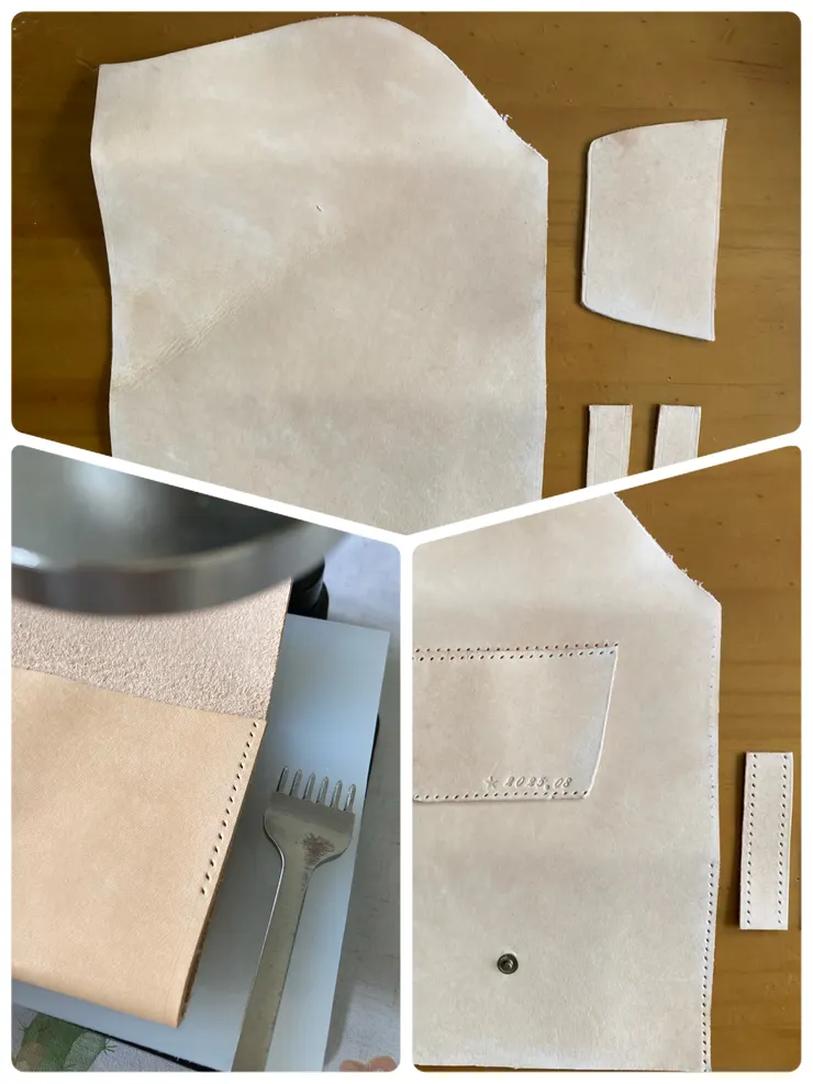 皮件製作雖然繁複,但做出成品後成就感卻滿滿滿!