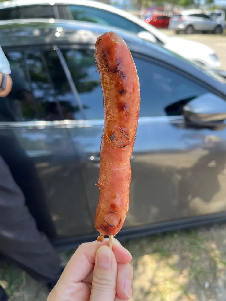 營養不良的香腸。