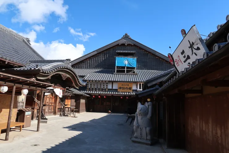 伊勢神宮附近的古街區。