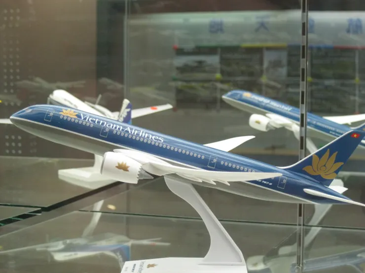 這是型男機長瘋狂詹姆士現在飛的越南航空波音787廣體客機!