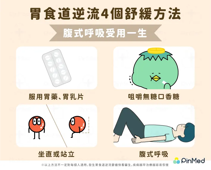 胃食道逆流4個舒緩方法