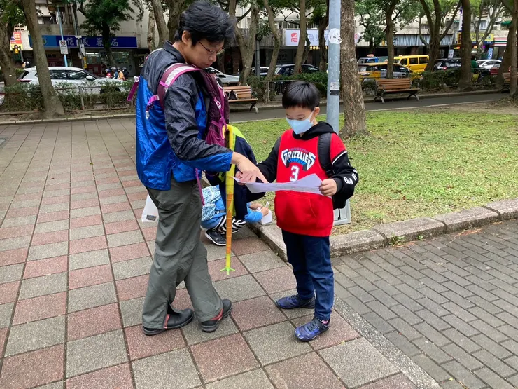 親子定向尋寶，成為一起挑戰的夥伴
