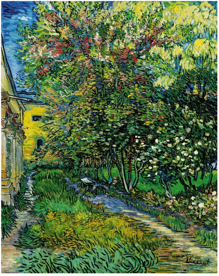 The Garden of the Asylum at Saint-Remy 1889.05