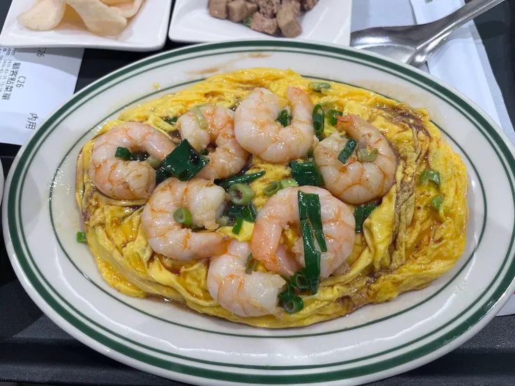 1號餐|經典滑蛋蝦仁飯套餐