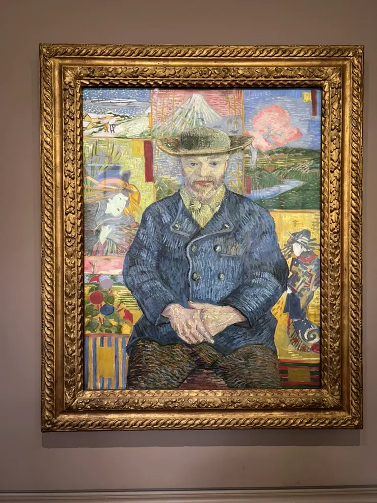 梵谷的畫；Père Tanguy by Van Gogh