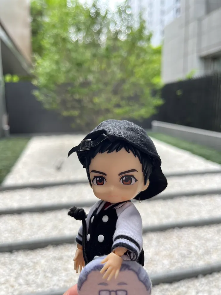 進入本館建築之前有個小小的庭院。