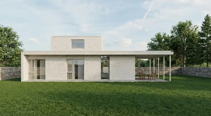 Enscape 3D ile üretilmiş gerçek zamanlı dış cephe render örneği.