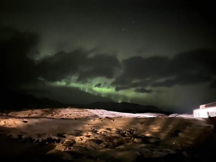 實際看到的極光