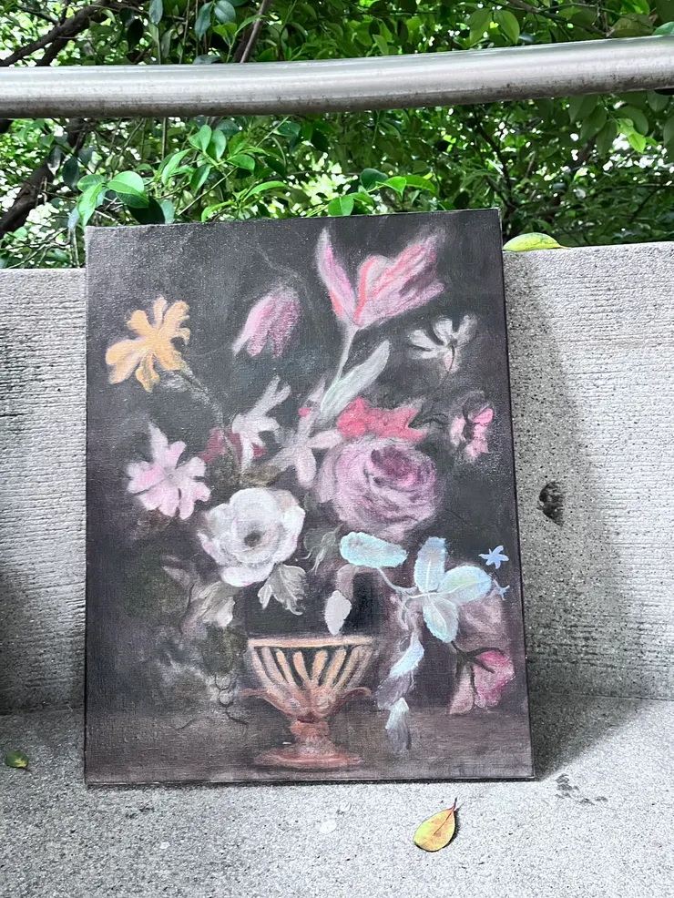 中間還有帶去學校請教老師好多次。感覺很像我的孩子！可愛的孩子