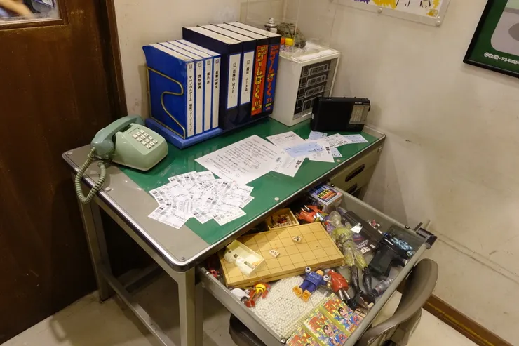 兩津的辦公座位。