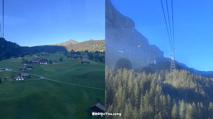 Eiger Express早晨景色