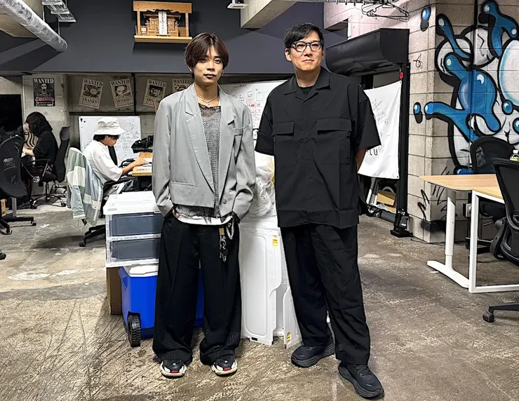 左：HA-LU CEO岡春翔氏 ，右：Boost Capital 董事 堀新一郎氏