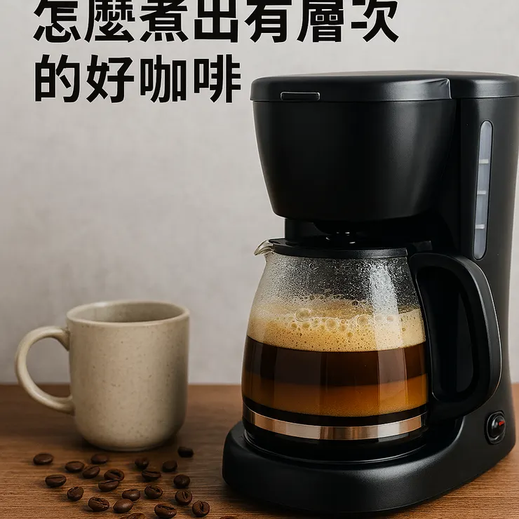 在家用美式咖啡機,怎麼煮出有層次的好咖啡?