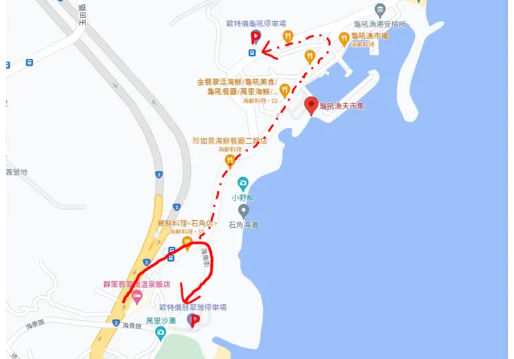 龜吼漁夫市集交通資訊