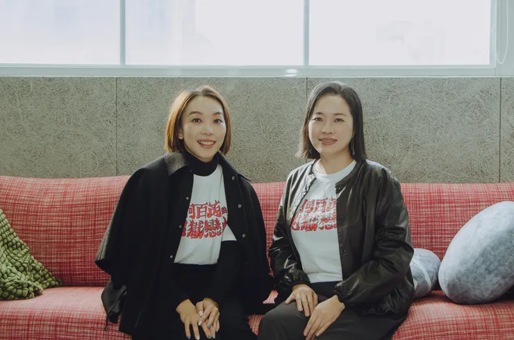 彼此影業創辦人陳郁佳（左）、劉宛玲（右）。／攝影：ioauue