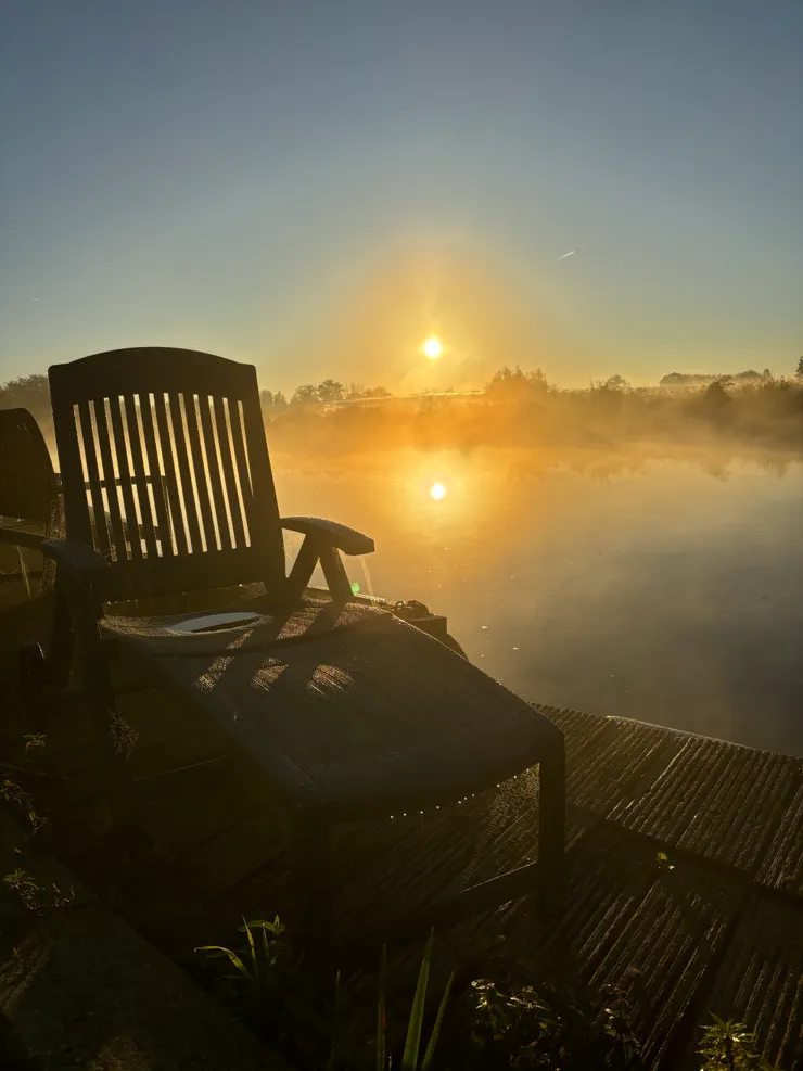 Somewhere in Amsterdam with sunrise