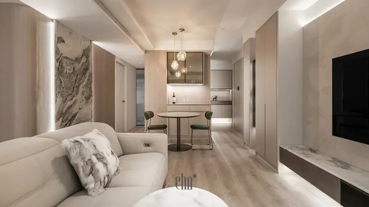 設計作品：美拉德宅，玄關系統櫃