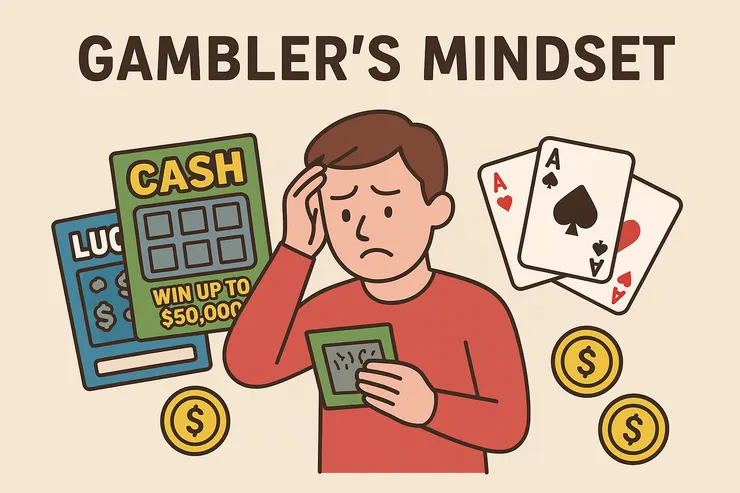 AI 生成內容示意圖 - 賭徒心態