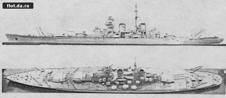 蘇維埃聯盟級戰艦原始模型