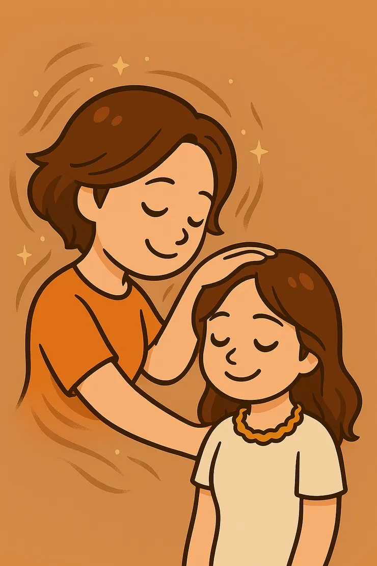 她沒有說話,只是摸了摸我的頭。 熟悉的溫度沒變,我知道,是媽媽來看我了。