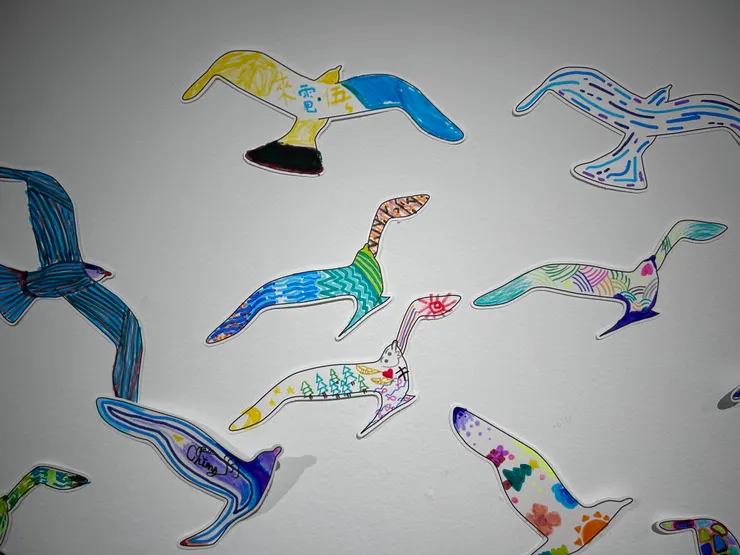 《宇宙寫生》2F展件：〈天氣好不好我們都要飛〉