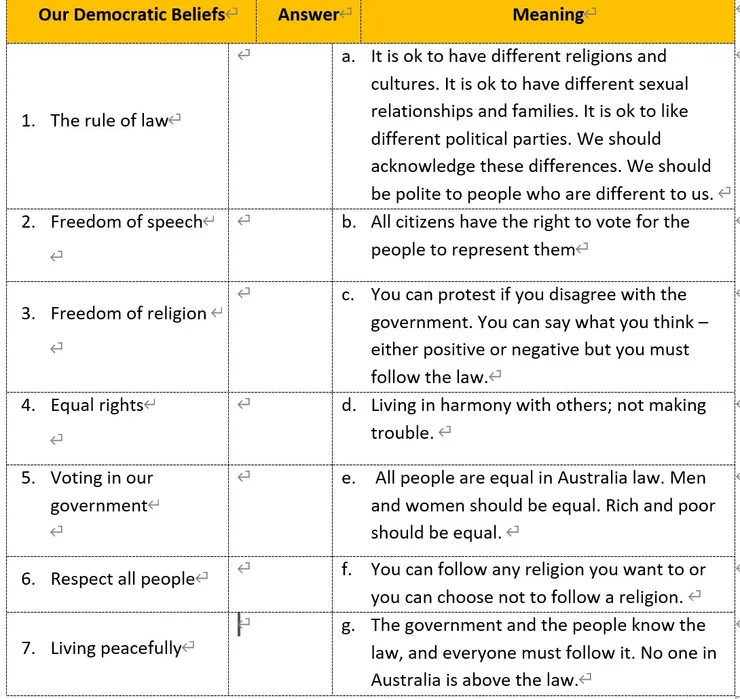 答案: g c f e b a d