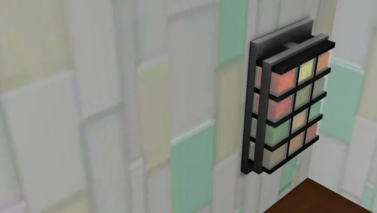 這個調味品櫃子可以掛牆又方便又節省空間，裏面的調味品顏色還跟壁紙很配。