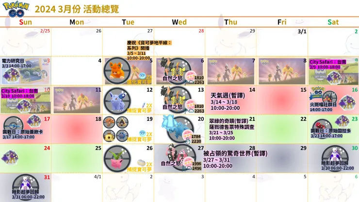 驚奇多多的世界_3月份活動總覽